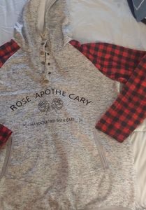 New Rose Apothecary Hoodie-Womens size L